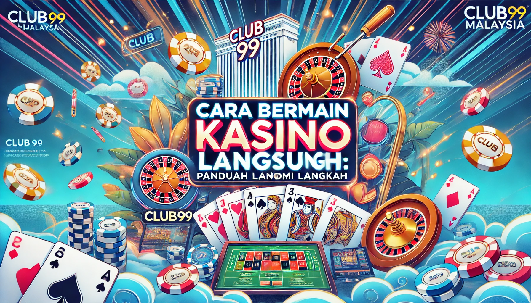 Cara Bermain Kasino Langsung di Club99 Malaysia: Panduan Langkah demi Langkah